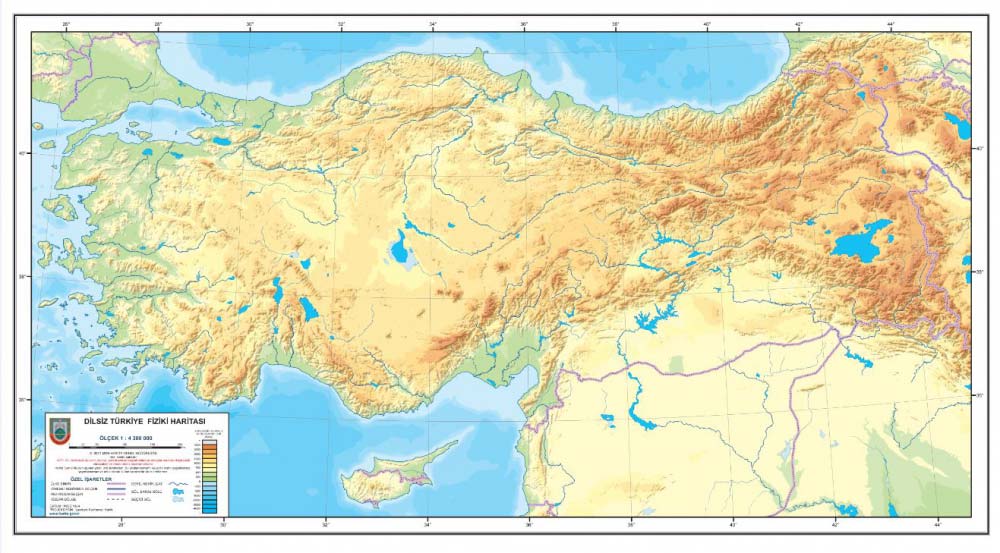 Türkiye’nin Siyasi Haritası: Detaylı Şehir İsimleri ve Renkli İller ...